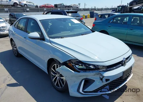 2025 Volkswagen Jetta 1.5T Se из США, поврежденный, VIN 3VWEX7BU2SM056335